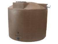 Bushman Rain Harvesting Storage Tank - 1000 Gallon (Dark Brown)