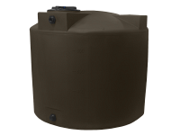 Bushman Vertical Water Storage Tank - 1000 Gallon (Dark Brown)