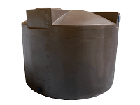 Bushman Rain Harvesting Storage Tank - 1500 Gallon (Dark Brown)