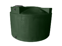 Bushman Vertical Water Storage Tank - 1500 Gallon (Dark Green)