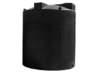 Bushman Vertical Water Storage Tank - 3000 Gallon (Black)