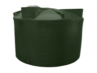 Bushman Rain Harvesting Storage Tank (Short) - 5000 Gallon (Dark Green)