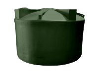 Bushman Vertical Water Storage Tank (Short) - 5000 Gallon (Dark Green)