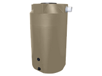 Bushman Rain Harvesting Storage Tank - 125 Gallon (Mocha Brown)