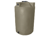 Bushman Vertical Water Storage Tank - 500 Gallon (Mocha Brown)