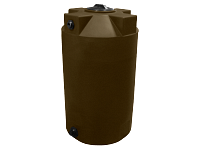 Bushman Vertical Water Storage Tank - 125 Gallon (Dark Brown)