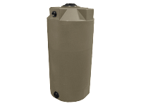 Bushman Vertical Water Storage Tank - 150 Gallon (Mocha Brown)