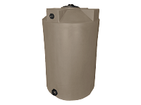 Bushman Vertical Water Storage Tank - 200 Gallon (Mocha Brown)