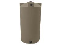 Bushman Vertical Water Storage Tank - 250 Gallon (Mocha Brown)