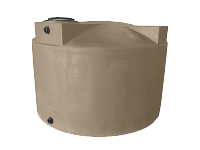 Bushman Vertical Water Storage Tank - 1500 Gallon (Mocha Brown)