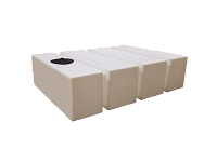 Bushman Rectangle Water Storage Tank - 500 Gallon (Natural)