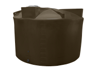 Bushman Rain Harvesting Storage Tank (Short) - 5000 Gallon (Dark Brown)