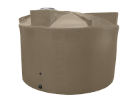 Bushman Rain Harvesting Storage Tank (Short) - 5000 Gallon (Mocha Brown)