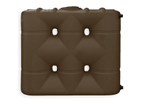 Bushman Slimline Water Tank - 530 Gallon (Dark Brown)