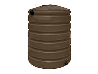 Bushman Rainwater Tank - 330 Gallon (Dark Brown)
