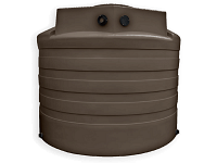 Bushman Rainwater Tank - 2650 Gallon (Dark Brown)