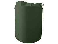 Bushman Rain Harvesting Storage Tank - 3000 Gallon (Dark Green)