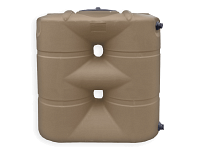 Bushman Slimline Water Tank - 265 Gallon (Mocha Brown)