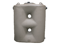 Bushman Slimline Rainwater Tank - 265 Gallon (Mocha Brown)