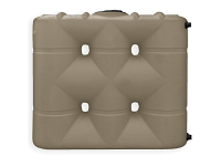 Bushman Slimline Water Tank - 530 Gallon (Mocha Brown)