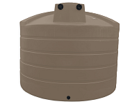 Bushman Rainwater Tank - 5050 Gallon (Mocha Brown)