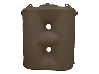 Bushman Slimline Rainwater Tank - 265 Gallon (Dark Brown)