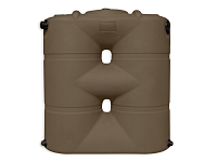 Bushman Slimline Rainwater Tank - 265 Gallon (Dark Brown)