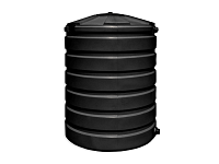Bushman Water Storage Tank - 330 Gallon (Black)