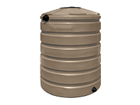 Bushman Rainwater Tank - 330 Gallon (Mocha Brown)