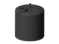 Bushman Vertical Water Storage Tank - 3000 Gallon (Black)