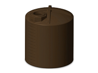 Bushman Rainwater Tank - 3000 Gallon (Dark Brown)