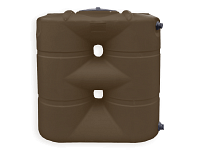 Bushman Slimline Water Tank - 265 Gallon (Dark Brown)