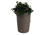 Bushman Impressions Palm Rain Barrel - 50 Gallon (Oak)