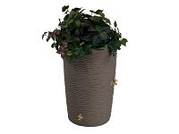 Bushman Impressions Palm Rain Barrel - 50 Gallon (Oak)