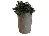 Bushman Impressions Palm Rain Barrel - 50 Gallon (Dark Granite)