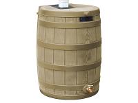 Bushman Rain Wizard Rain Barrel - 50 Gallon (Khaki)