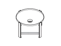 Chemtainer Cone Bottom Tank Stand (For 100 Gallon Tank)