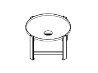 Chemtainer Cone Bottom Tank Stand (For 100 Gallon Tank)