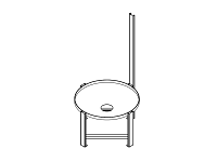 Chemtainer Cone Bottom Tank Stand With Mixer Mount (For 100 Gallon Tank)
