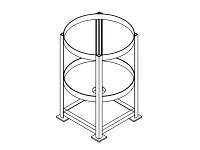 Chemtainer Cone Bottom Tank Stand (For 200 Gallon Tank)