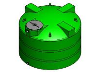 Custom Roto-Molding 1600 Gallon Water Storage Tank