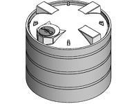 Custom Roto-Molding 2000 Gallon Double Wall Tank