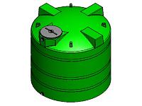 Custom Roto-Molding 2000 Gallon Water Storage Tank