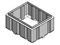 Custom Roto-Molding 300 Gallon Rectangular Open Top Tank