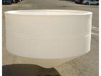 Custom Roto-Molding 775 Gallon Open Top Cone Bottom Tank