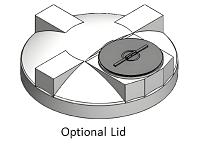 Custom Roto-Molding Open Top Tank Lid - 60 Inch