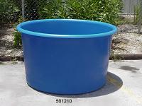 Duracast Round Open Top Aquaculture Tank - 210 Gallon