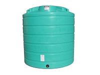 Enduraplas Ribbed Vertical Chemical Storage Tank - 1750 Gallon