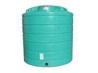 Enduraplas Ribbed Vertical Chemical Storage Tank - 1750 Gallon