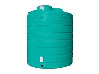 Enduraplas Ribbed Vertical Chemical Storage Tank - 2500 Gallon